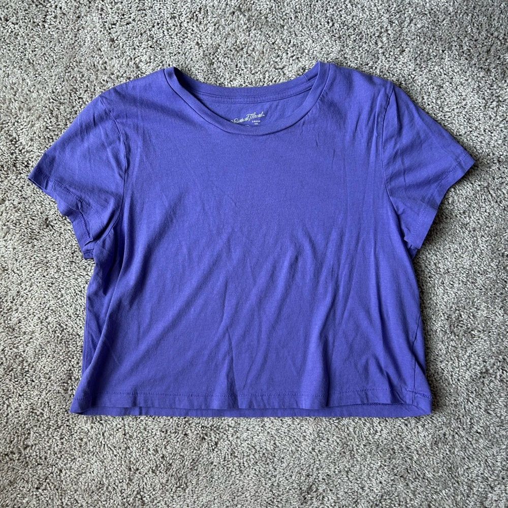 Universal Thread Purple Cropped Tshirt